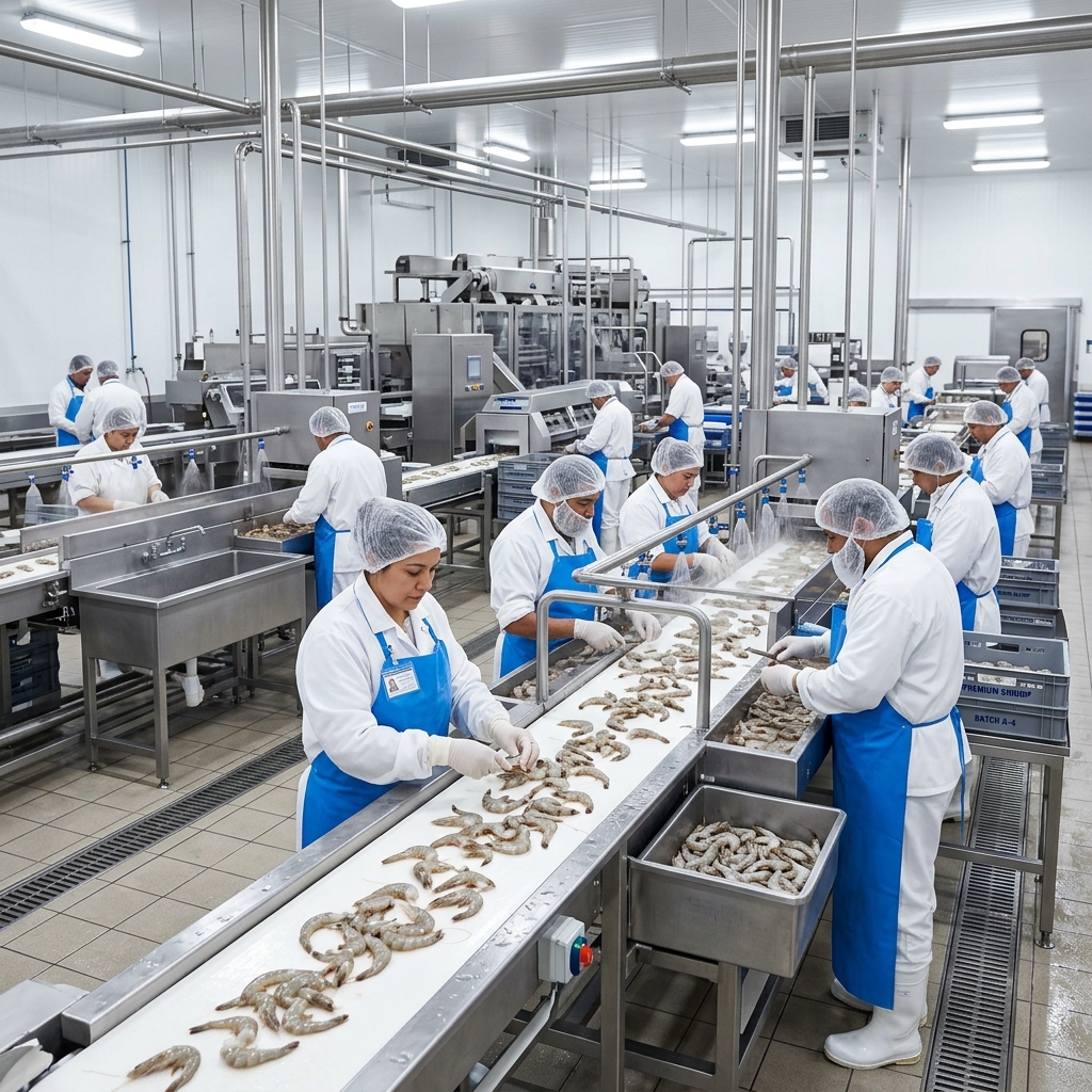 Dây chuyền chế biến Thủy Sản Ba Bến